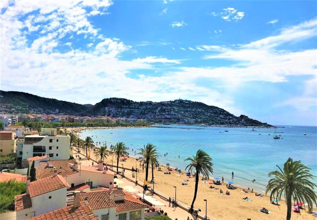 Precioso apartamento para 6 personas Roses Bagian luar foto