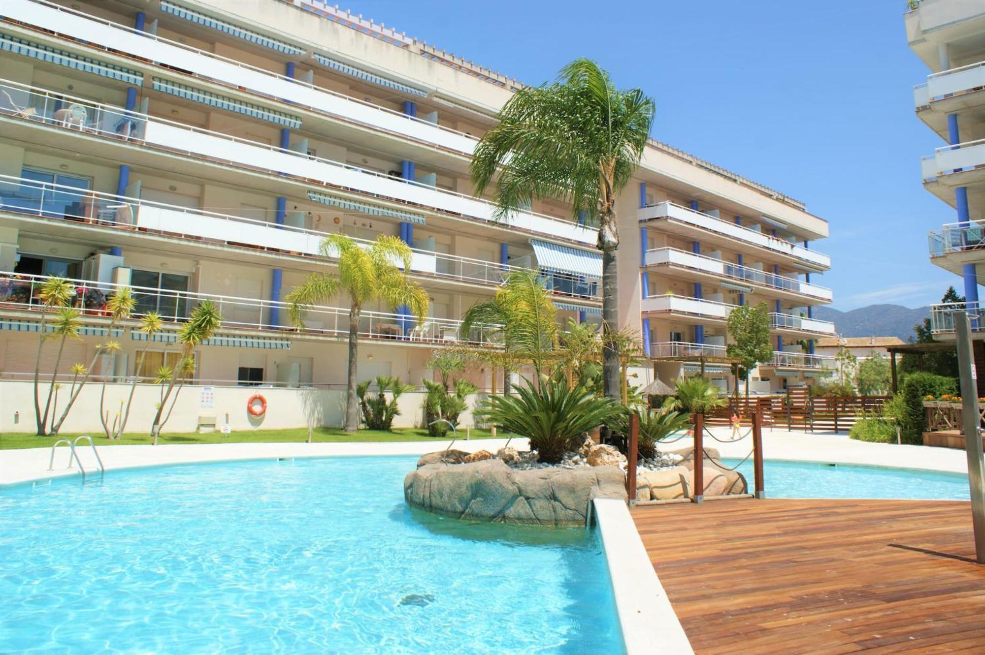 Precioso apartamento para 6 personas Roses Bagian luar foto