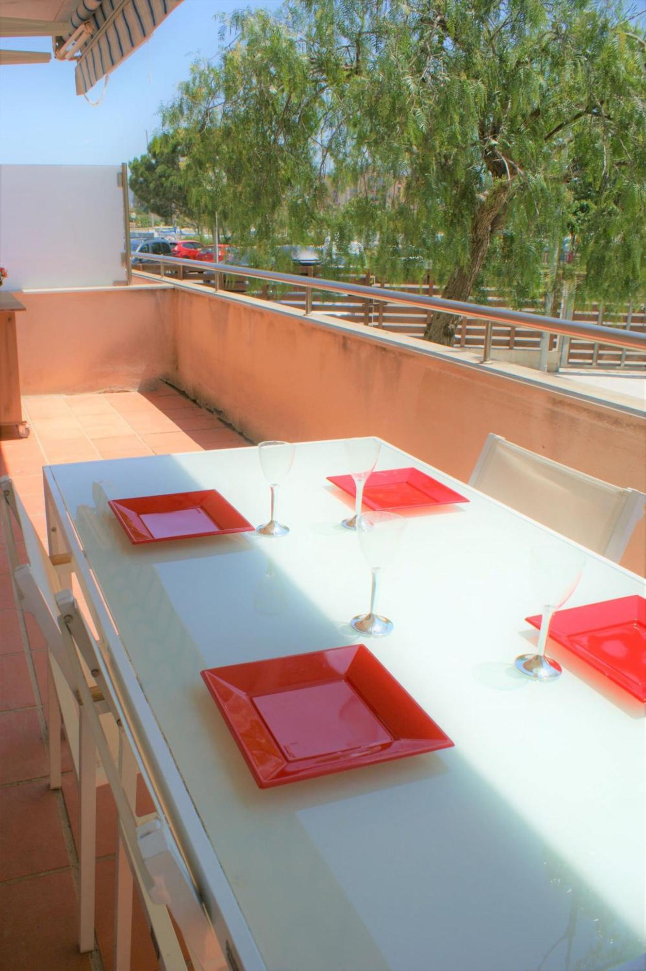 Precioso apartamento para 6 personas Roses Bagian luar foto